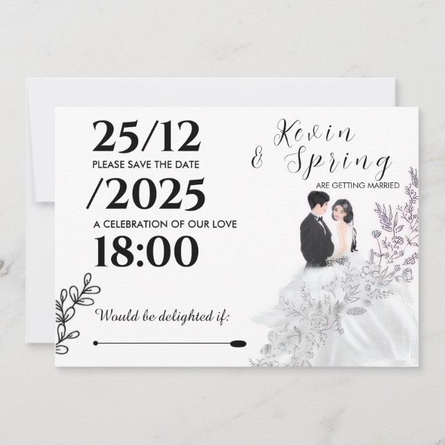We are getting Married Invitation (Front)