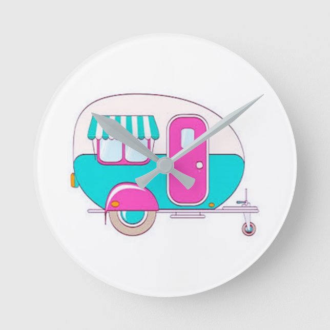 ****WE ARE HAPPY CAMPERS*** CLOCK (Front)