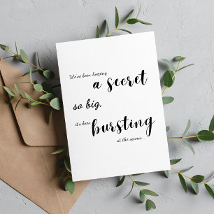 We Are Having A Baby Card