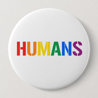 WE ARE HUMANS PINBACK BUTTON