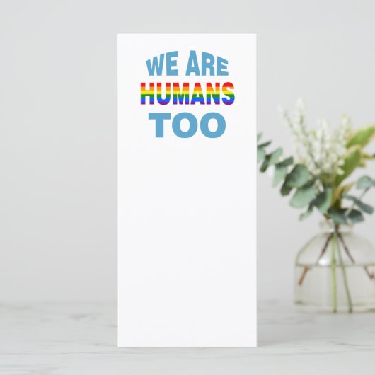 We are humans too (Standing Front)