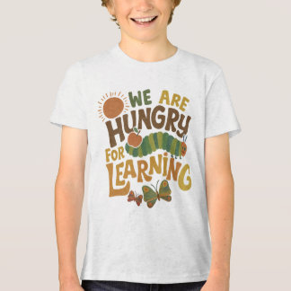 We are hungry for learning｜teacher's giftful｜kids  Tri-Blend shirt