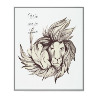 We are in Love Metal Print