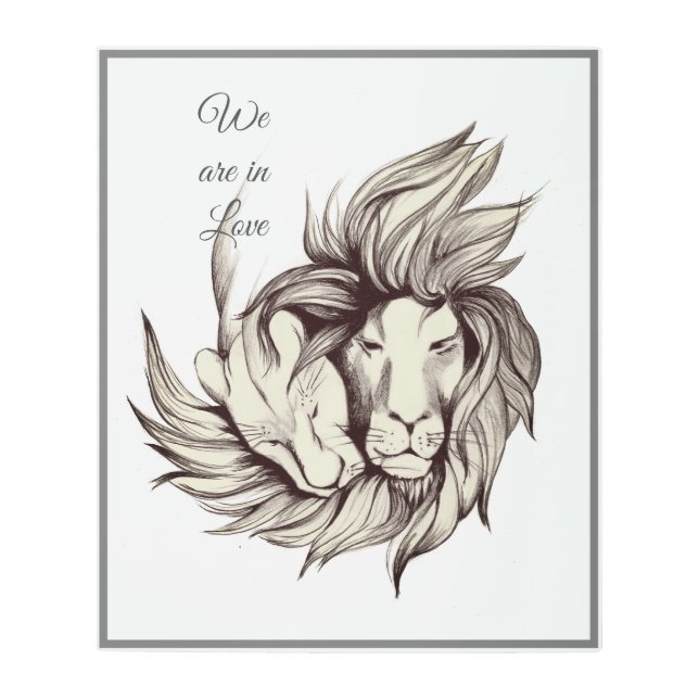 We are in Love Metal Print (Front)
