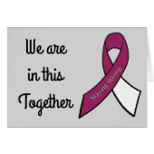 We are in this Together, Head and Neck Cancer Card (Front Horizontal)