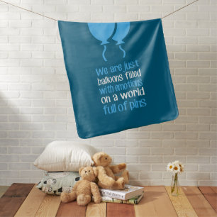 We are just balloons baby blanket