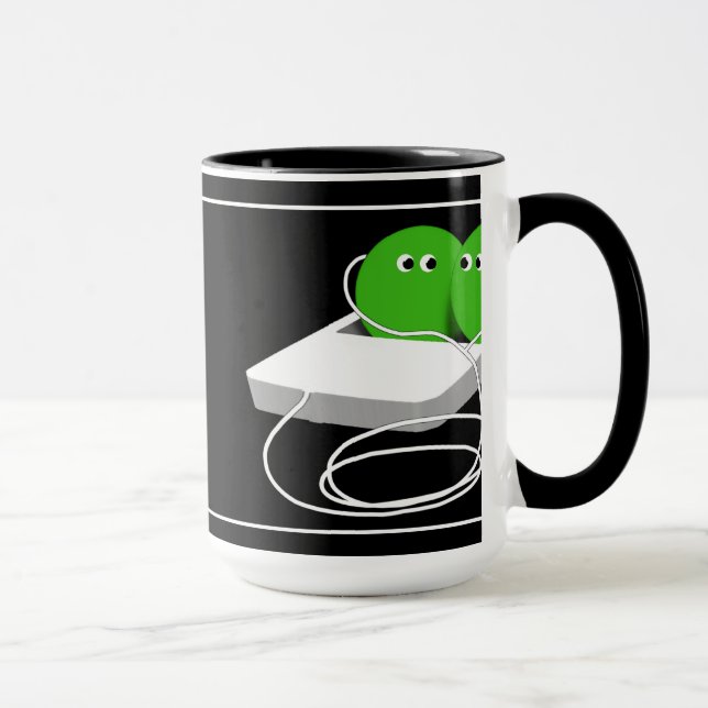 We Are Like Two Peas In A Pod Mug (Right)