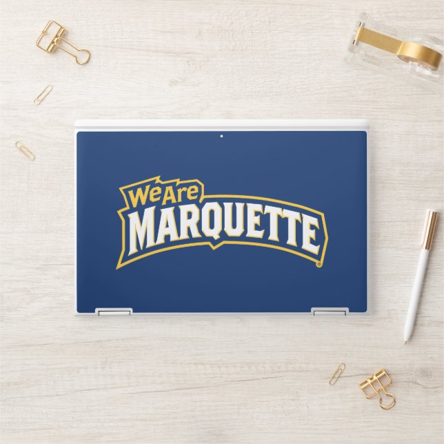 We Are Marquette HP Laptop Skin (Desk)