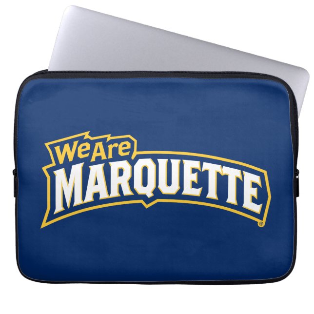 We Are Marquette Laptop Sleeve (Front)
