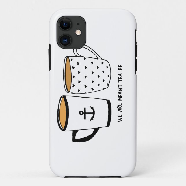 We are Meant Tea Be Case-Mate iPhone Case (Back)