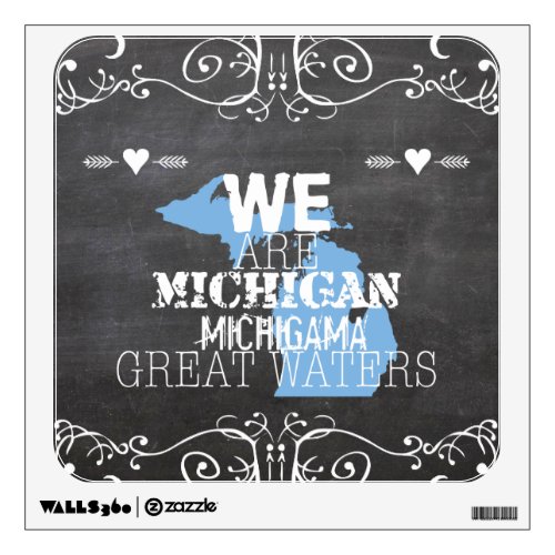We Are Michigan Michigama Great Waters Wall Sticker