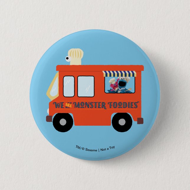 We Are Monster Foodies Button (Front)