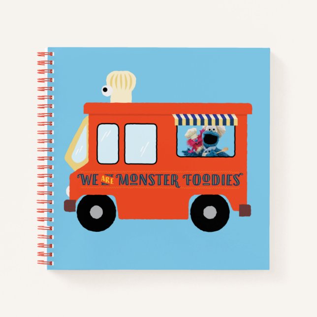 We Are Monster Foodies Notebook (Front)