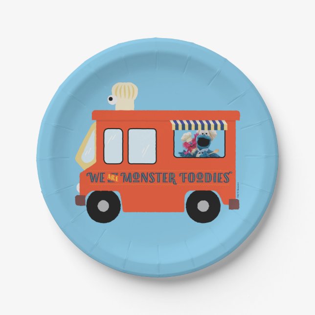 We Are Monster Foodies Paper Plates (Front)