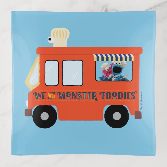 We Are Monster Foodies Trinket Tray (Front)