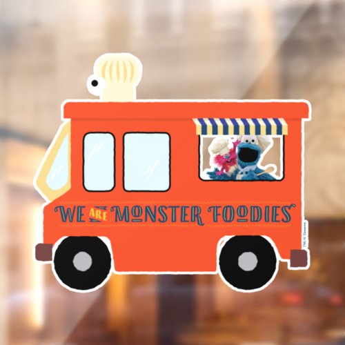 We Are Monster Foodies Window Cling