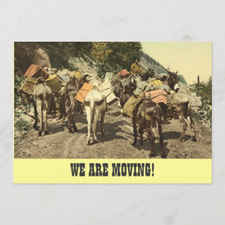 We are moving announcement