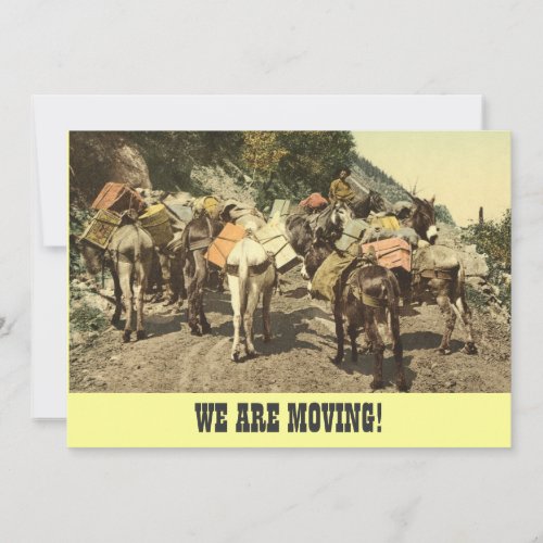 We are moving announcement