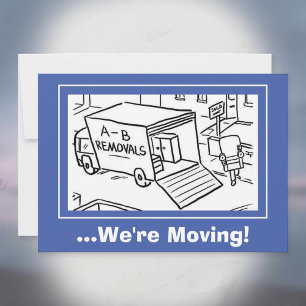 We Are Moving Announcement Card.
