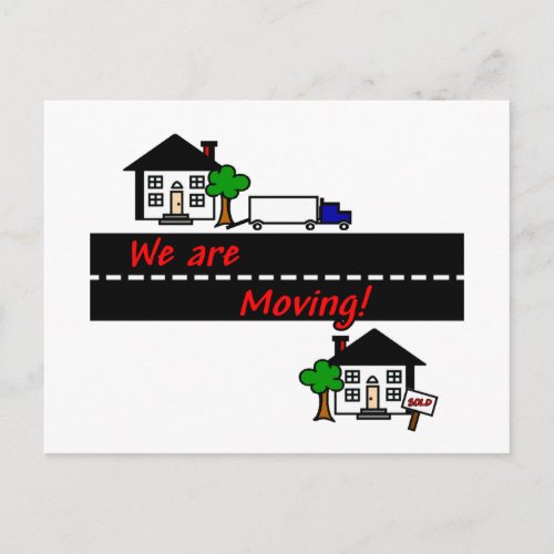 We are Moving Announcement Postcard