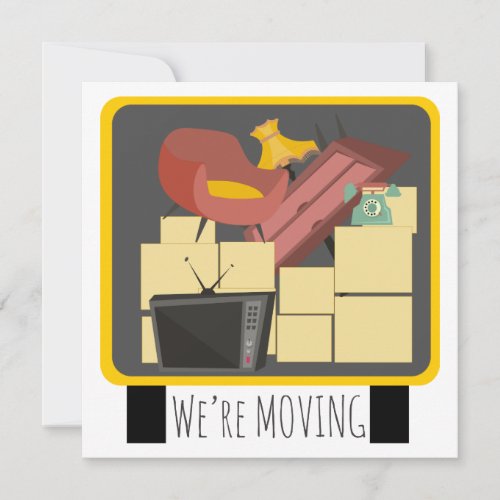 We Are Moving Party Invitation