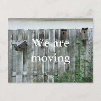 We are moving ~ postcard
