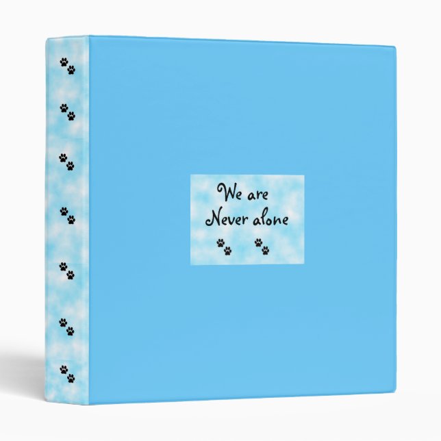 We are never alone-binder binder (Front/Spine)
