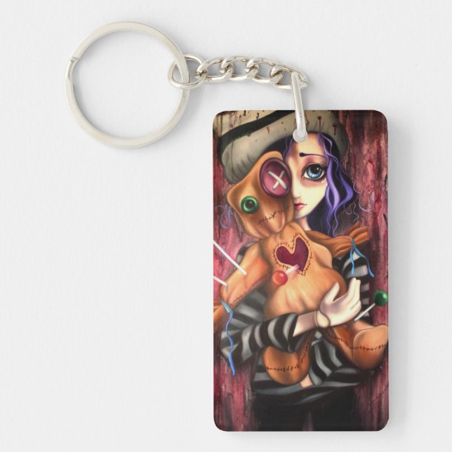 "We Are Not So Different" ketychain Keychain (Front)