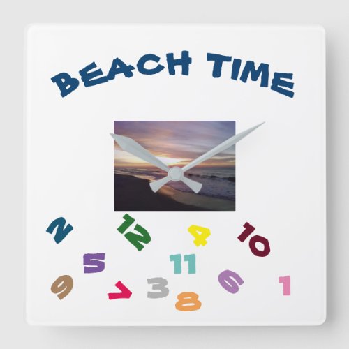 WE ARE ON BEACH TIME WITH THIS COOL CLOCK