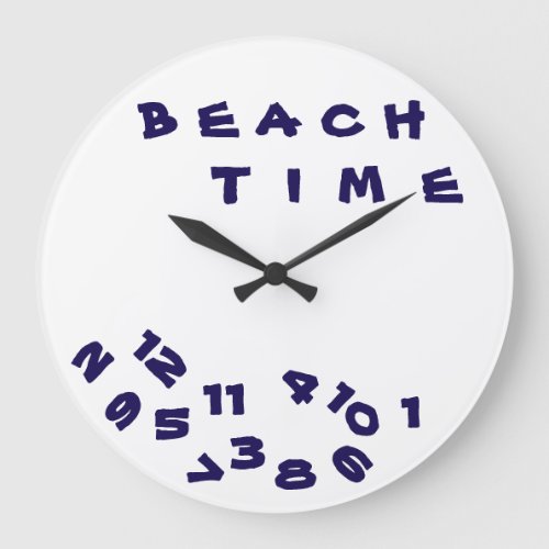 WE ARE ON BEACH TIME WITH THIS COOL CLOCK