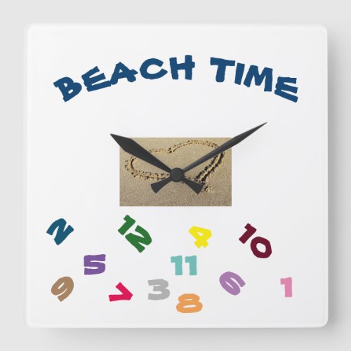 WE ARE ON BEACH TIME WITH THIS COOL CLOCK