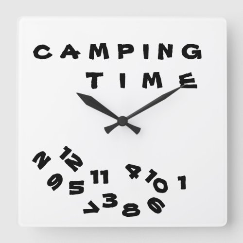 WE ARE ON CAMPING TIME WITH THIS COOL CLOCK