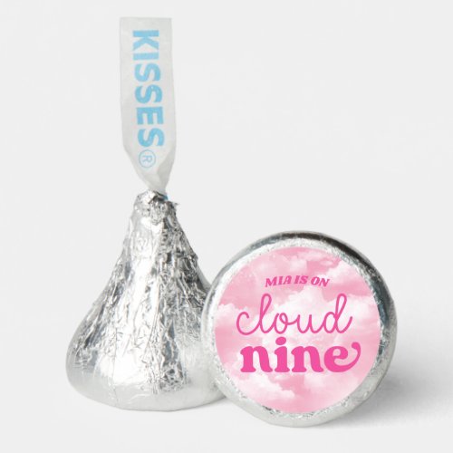 We Are On Cloud Nine Pink 9th Ninth Birthday Party Hersheys Kisses