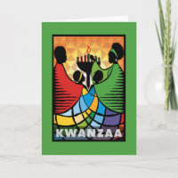 We Are One Kwanzaa Holiday Greeting Cards