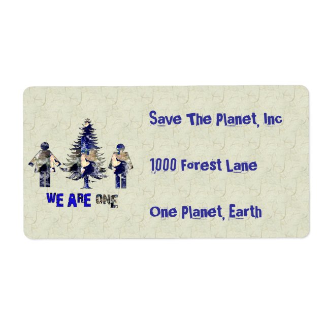 We Are One Label (Front)