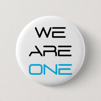 We are One Pinback Button