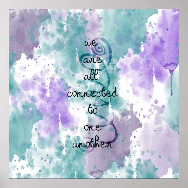 We R One Poster We Are One Poster | Zazzle