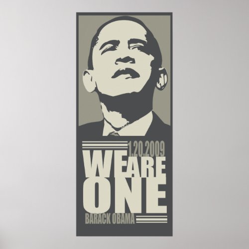 We Are One Poster