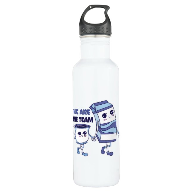 We are one Team Stainless Steel Water Bottle (Front)