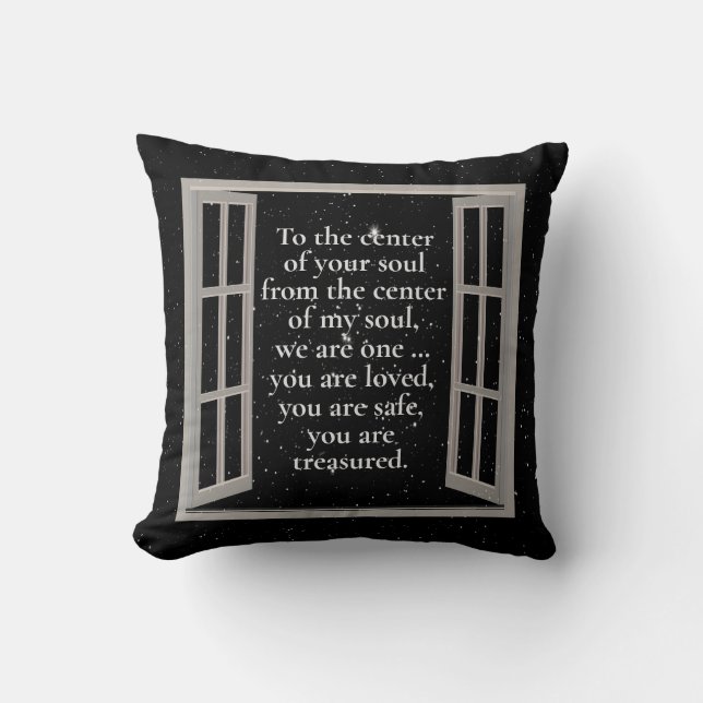 We Are One Throw Pillow (Front)