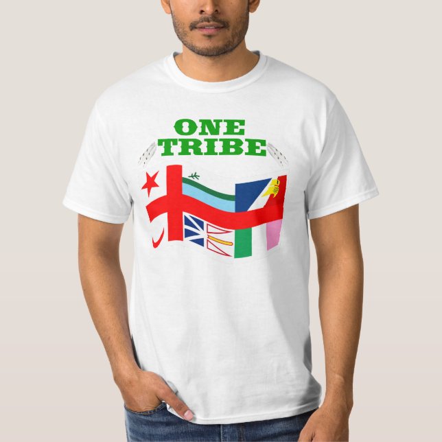WE ARE ONE TRIBE ONE PROUD PEOPLE T-Shirt (Front)