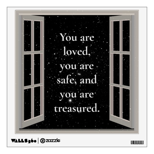 We Are One You Are Loved Wall Decal (Front)
