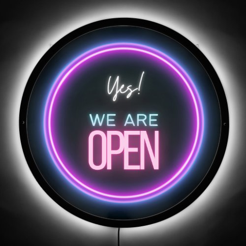 We Are Open Neon LED Sign