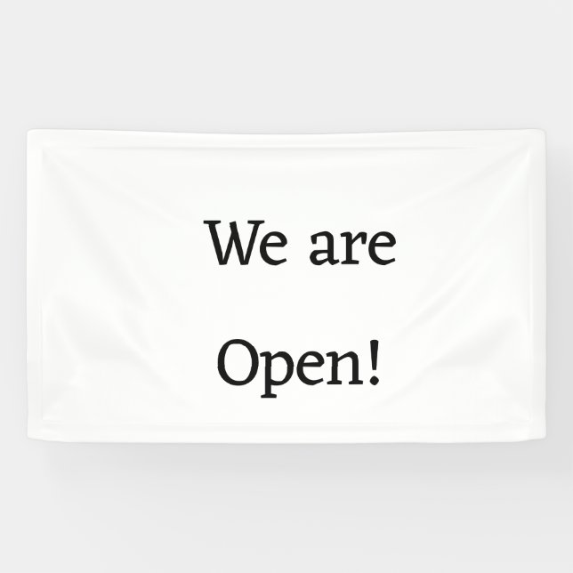 we are open small business restaurant hotel spa sa banner (Horizontal)