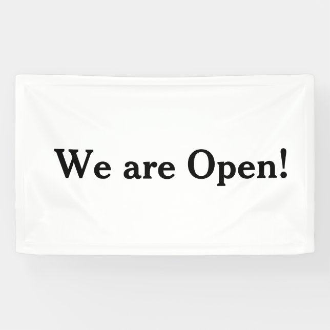 we are open small business restaurant hotel spa sa banner (Horizontal)
