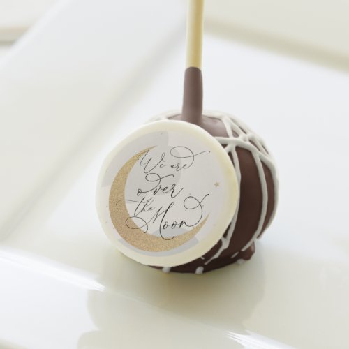We Are Over the Moon Baby Shower Cake Pops