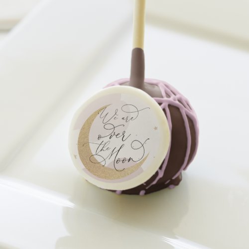 We Are Over the Moon Baby Shower Cake Pops