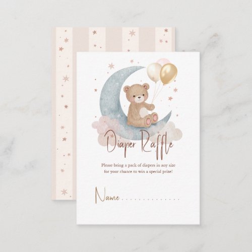 We Are Over The Moon Teddy Bear Books For Baby Note Card