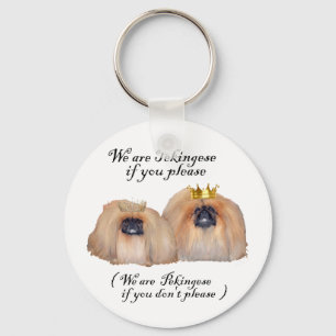 We are Pekingese Keychain