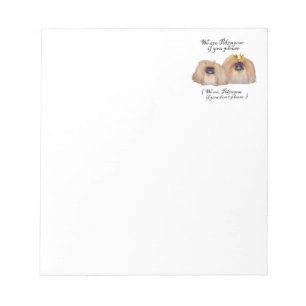 We are Pekingese Notepad